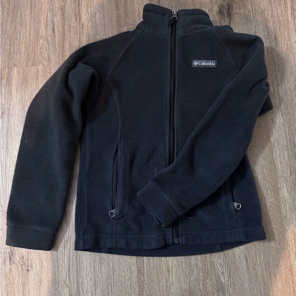 Columbia Black Full-Zip Fleece Jacket